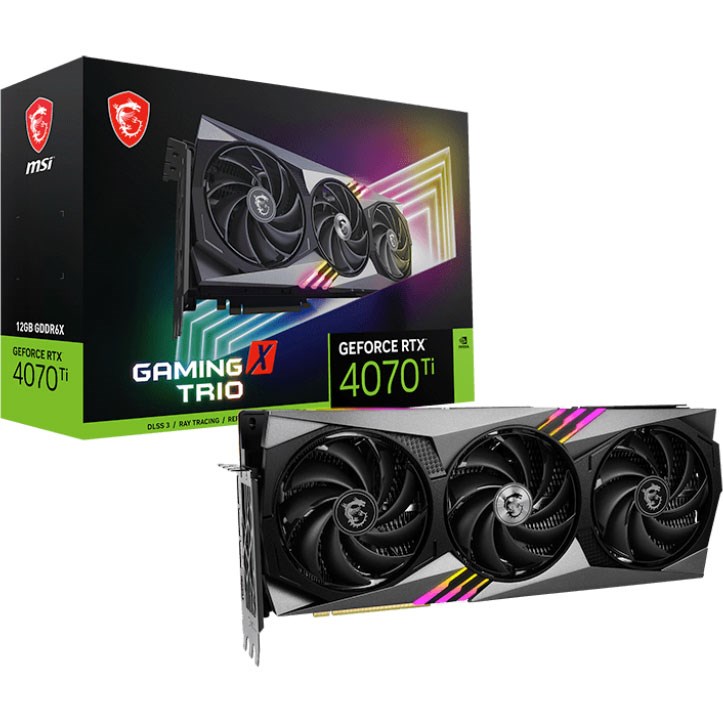 MSI Graphic Card RTX 4070 TI GAMING X TRIO 12GB MSI Graphic Card RTX 4070 TI GAMING X TRIO 12GB